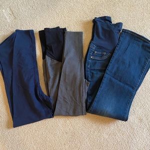 Maternity jean/legging bundle